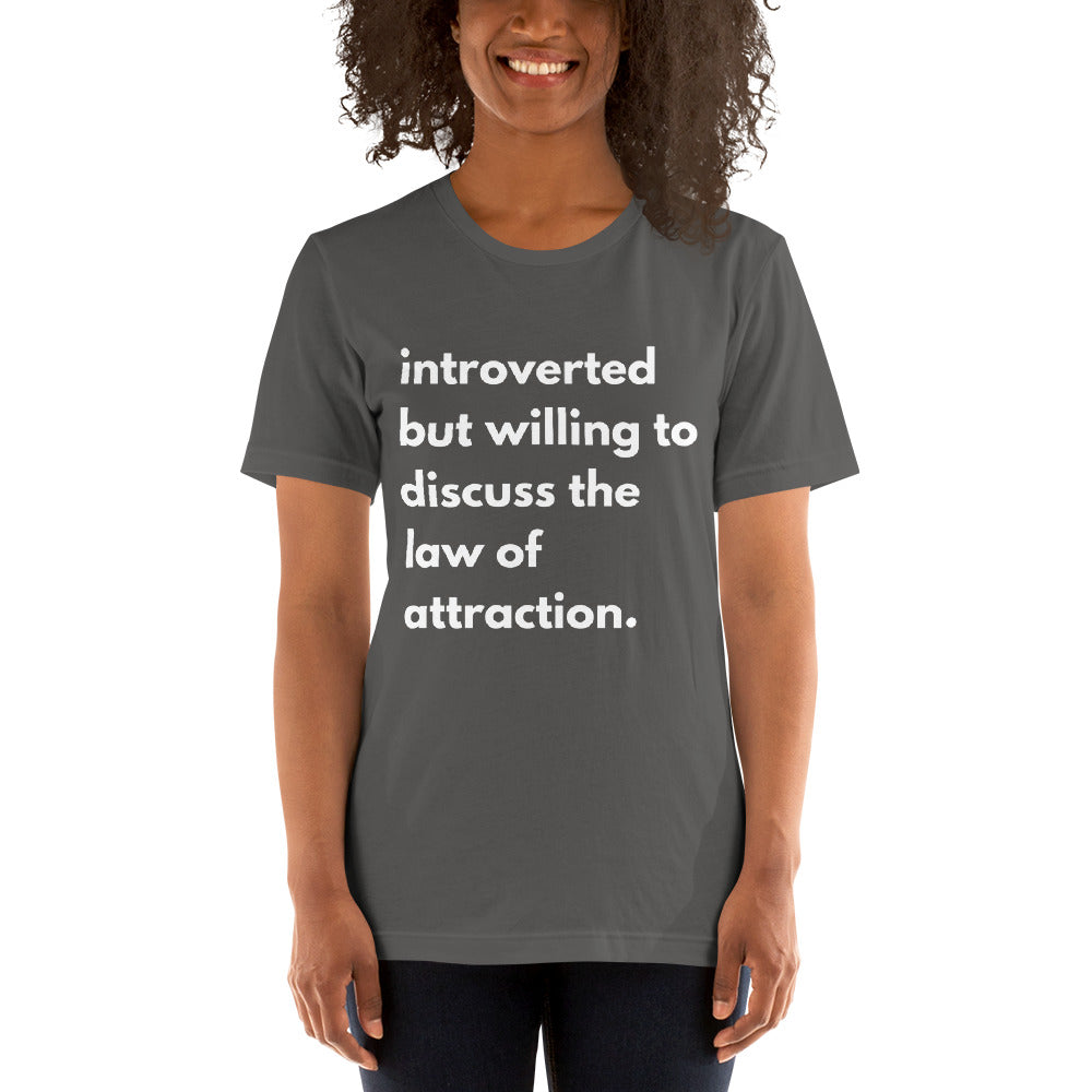 Introverted Law of Attraction Short-Sleeve Unisex T-Shirt