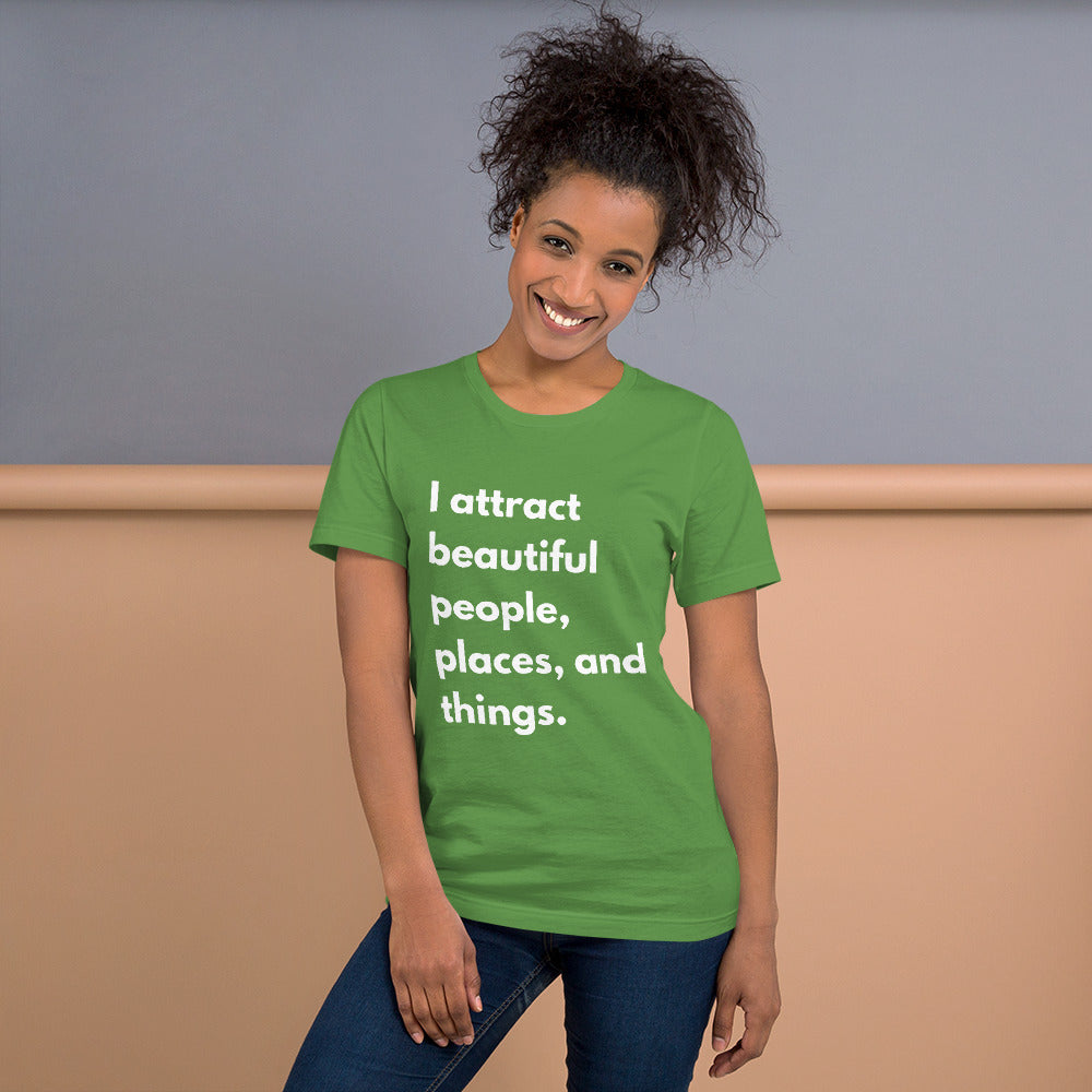 I Attract Beautiful Short-Sleeve Unisex T-Shirt