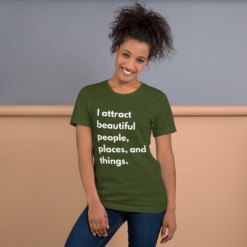 I Attract Beautiful Short-Sleeve Unisex T-Shirt