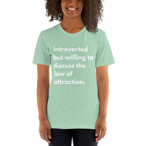 Introverted Law of Attraction Short-Sleeve Unisex T-Shirt