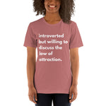 Introverted Law of Attraction Short-Sleeve Unisex T-Shirt