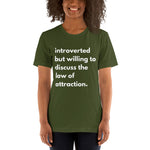 Introverted Law of Attraction Short-Sleeve Unisex T-Shirt