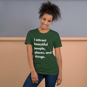 I Attract Beautiful Short-Sleeve Unisex T-Shirt